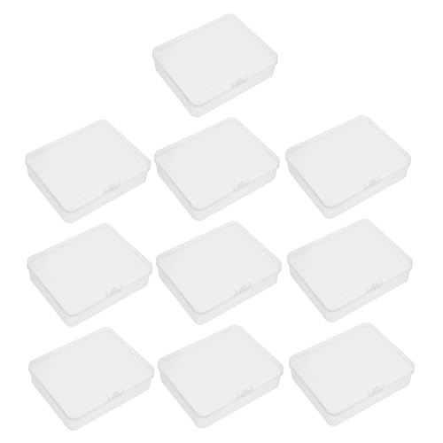 KONTONTY 10stücke Aufbewahrungsbox Aus Kunststoff Durchsichtige Mini-plastikbox Für Perlen Rechteckiger Behälter Mit Klappdeckel Organizer Für Bastelarbeiten Und Kleine Gegenstände KONTONTY 10stücke Aufbewahrungsbox Aus Kunststoff Durchsichtige Mini-plastikbox Für Perlen Rechteckiger Behälter Mit Klappdeckel Organizer Für Bastelarbeiten Und Kleine Gegenstände von KONTONTY