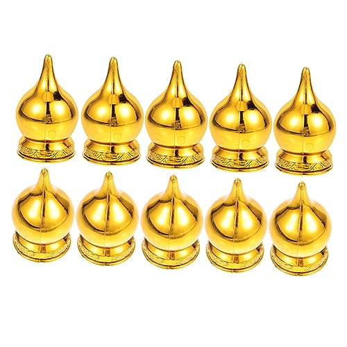 KONTONTY 10stücke Flaggenmast Finial Ball Dekorativer Flaggenmast Topper Einfache Installation Wetterfest Für Flaggenarten von KONTONTY