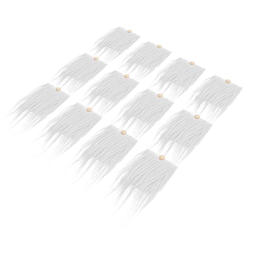 KONTONTY 12sätze Zwergen Vorgeschnittener DIY Wichtelbart Unfertiger Flauschiger Material Für Weihnachten Valentinstag Handarbeiten Cosplay Party KONTONTY 12sätze Zwergen Vorgeschnittener DIY Wichtelbart Unfertiger Flauschiger Material Für Weihnachten Valentinstag Handarbeiten Cosplay Party von KONTONTY