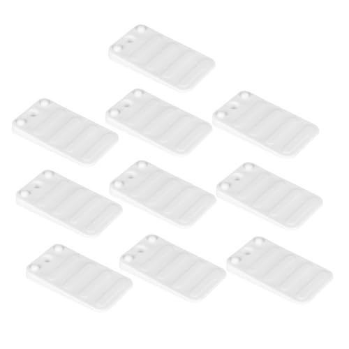 KONTONTY Möbelnivellierer 12 Stück Multifunktionale Nivellierkeile für Möbel Türstopper rutschfest Verstellbar Leichtes Design für Zuhause und Büro von KONTONTY