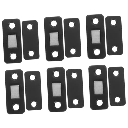 KONTONTY 12 Stück Teiliges Magnetischer Türschließer für Schränke Selbstklebende Ultra Dünne Magnetverschlüsse für Möbel Einfache Installation ohne Bohren Stabil und Langlebig Geeignet für von KONTONTY