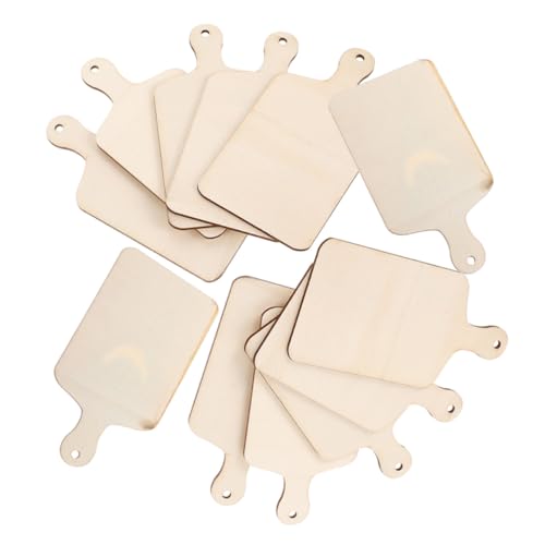 KONTONTY 12 Stück Teiliges Mini Holz schneidebrett zum Bemalen DIY Bastelholz für Kleine Käsebrettchen aus Robustem Nachhaltigem Naturholz Vielseitig als Servierbrett und Malspielzeug KONTONTY 12 Stück Teiliges Mini Holz schneidebrett zum Bemalen DIY Bastelholz für Kleine Käsebrettchen aus Robustem Nachhaltigem Naturholz Vielseitig als Servierbrett und Malspielzeug von KONTONTY