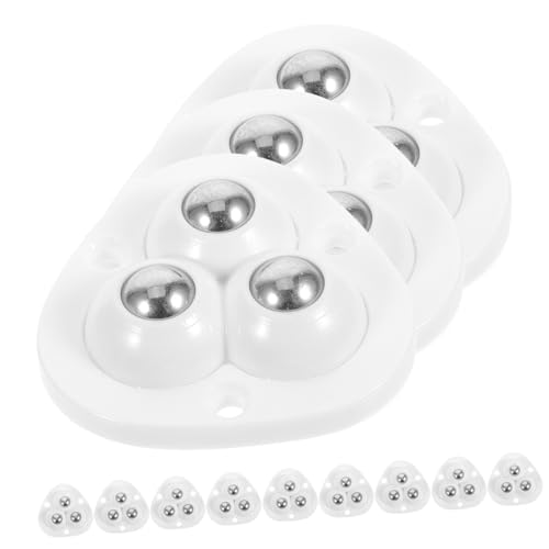 KONTONTY 12 Stück Teiliges Mini Klebe Geräuscharm Langlebig Vielseitig Drehbare Mini Lenkrollen für Möbel Aufbewahrungsboxen und Leichte Haushaltsgeräte KONTONTY 12 Stück Teiliges Mini Klebe Geräuscharm Langlebig Vielseitig Drehbare Mini Lenkrollen für Möbel Aufbewahrungsboxen und Leichte Haushaltsgeräte von KONTONTY