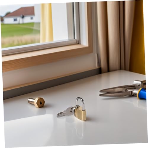 KONTONTY 12 Stück Teiliges Mini Vorhängeschloss mit Schlüssel Kompakt und Platzsparend für Gepäck Rucksäcke Schließfächer und Werkzeugkisten Praktisches Sicherheitsschloss für Reise und KONTONTY 12 Stück Teiliges Mini Vorhängeschloss mit Schlüssel Kompakt und Platzsparend für Gepäck Rucksäcke Schließfächer und Werkzeugkisten Praktisches Sicherheitsschloss für Reise und von KONTONTY