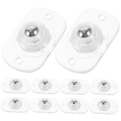 KONTONTY 12 Stück Teiliges Selbstklebende Universalrollen aus Edelstahl Drehbar mit Hoher Tragkraft für Möbel Aufbewahrungsboxen Mülleimer und Kleine Geräte Verschleißfest und Geräuscharm KONTONTY 12 Stück Teiliges Selbstklebende Universalrollen aus Edelstahl Drehbar mit Hoher Tragkraft für Möbel Aufbewahrungsboxen Mülleimer und Kleine Geräte Verschleißfest und Geräuscharm von KONTONTY