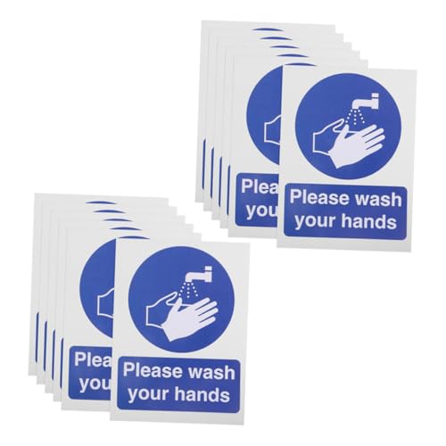 KONTONTY 12 Stück Teiliges Waschbecken Aufkleber aus Papier Abriebfest und Langlebig Handwasch Hinweise für Badezimmer und Küche Einfach Anzubringen für Zuhause Büro und Gemeinschaftsräume KONTONTY 12 Stück Teiliges Waschbecken Aufkleber aus Papier Abriebfest und Langlebig Handwasch Hinweise für Badezimmer und Küche Einfach Anzubringen für Zuhause Büro und Gemeinschaftsräume von KONTONTY