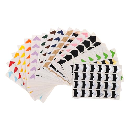 KONTONTY 17blätter Selbstklebende Fotoecken Für Scrapbooking Papierfotoecken Als Bildereckenaufkleber Geeignet Für Fotoalben Poster Und DIY-projekte von KONTONTY