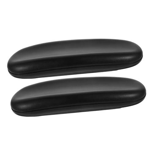 KONTONTY Armlehnenbezug Für Bürostuhl Armlehne Ersatzpolster Für Stuhlarme Armpolster Aus Pu Für Drehstuhl von KONTONTY