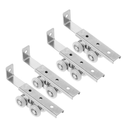 KONTONTY 2 Sätze Edelstahl Schiebetürrollen mit Dämpfung Geräuschlose Laufräder für Küchen- Kleiderschrank Glastüren Verschleißfeste Schiebeschienen-hängeräder für Schrank Schiebetürsysteme KONTONTY 2 Sätze Edelstahl Schiebetürrollen mit Dämpfung Geräuschlose Laufräder für Küchen- Kleiderschrank Glastüren Verschleißfeste Schiebeschienen-hängeräder für Schrank Schiebetürsysteme von KONTONTY