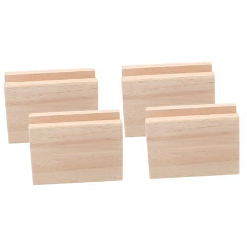 KONTONTY 2 Sätze Holzblock Möbelheber Erhöhen Ihre Möbelbeine Für Stauraum Stabil Und Langlebig Für Betten Sofas Tische 2 Stück * 2 von KONTONTY