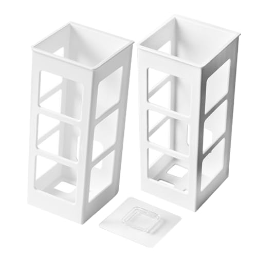 KONTONTY 2 Stück Aufbewahrungsbox Für Friseurwerkzeuge Ausgehöhlter Organizer Wandhalterung Aufbewahrung Für Lockenstäbe Badezimmer Organizer Und Aufbewahrung Wandhalterung von KONTONTY