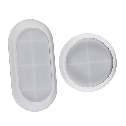 KONTONTY 2 Stück Aufbewahrungstablett Form Durchsichtiges Tablett Rund Oval Zum Selbermachen Backen Silikon Kreisförmiges Tablett Form Tablettformen Formen Formen KONTONTY 2 Stück Aufbewahrungstablett Form Durchsichtiges Tablett Rund Oval Zum Selbermachen Backen Silikon Kreisförmiges Tablett Form Tablettformen Formen Formen von KONTONTY