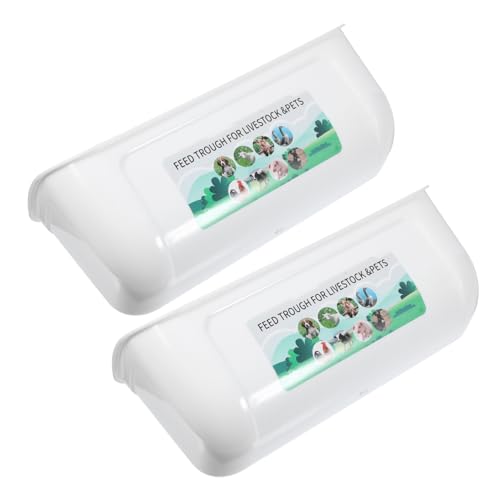 KONTONTY 2 Stück Automatischer Futtertrog Groß für Ziegen und Ferkel Robustes Verschleißfestes Futterbehältnis Einfach zu Reinigen Großer Fassungsvermögen für Neugeborene Schweine und KONTONTY 2 Stück Automatischer Futtertrog Groß für Ziegen und Ferkel Robustes Verschleißfestes Futterbehältnis Einfach zu Reinigen Großer Fassungsvermögen für Neugeborene Schweine und von KONTONTY