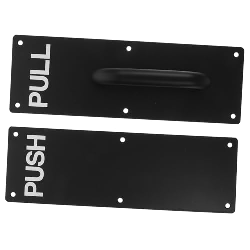 KONTONTY 2 Stück Edelstahl Türgriff Push Pull Teilig Robuster Feuerfluchttür Griff Korrosionsbeständig Modernes Design Geeignet für Büro Restaurant Badezimmer und Gewerbliche Nutzung von KONTONTY