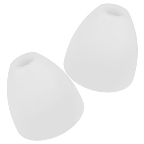 KONTONTY 2 Stück Ersatz Lampenschirm aus Mattglas für Deckenleuchten und Pendelleuchten Teiliges Passend für Moderne und Retro Innenräume Langlebig und Pflegeleicht von KONTONTY