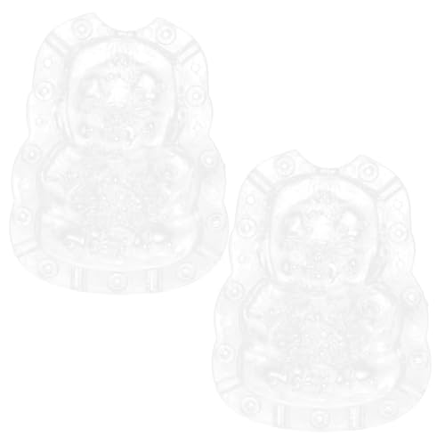 KONTONTY 2 Stück Geformte Wachstumsform Transparente Pfirsichform Gurkenform Klare Obstform Obstform Melonenform Früchte Multifunktionaler Obstform Former Aus Kunststoff von KONTONTY