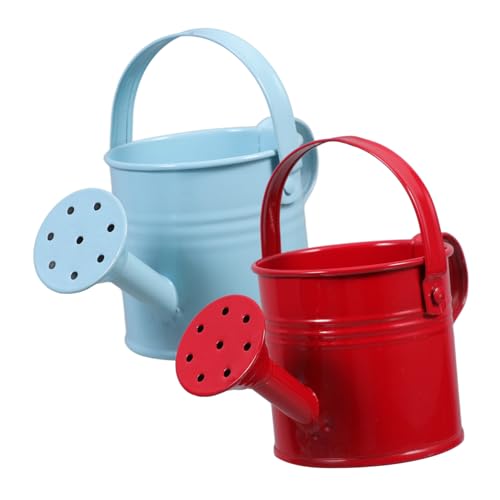 KONTONTY 2 Stück Gießkanne Eisen Rot und Hellblau Robuste Gießkanne für Zimmerpflanzen und Garten für Drinnen und Draußen Große Kapazität Stabiler Stand Ausgießen KONTONTY 2 Stück Gießkanne Eisen Rot und Hellblau Robuste Gießkanne für Zimmerpflanzen und Garten für Drinnen und Draußen Große Kapazität Stabiler Stand Ausgießen von KONTONTY