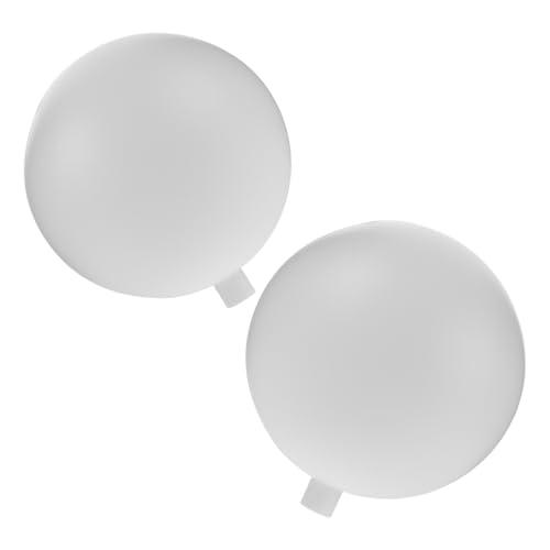 KONTONTY 2 Stück Globe Lamp Shade Kunststoff Lampenschirm mit Konvexer Öffnung für Fassung Stabile Befestigung Warmes Licht für Hochzeiten Raum Partydekoration Vielseitig Einsetzbar von KONTONTY