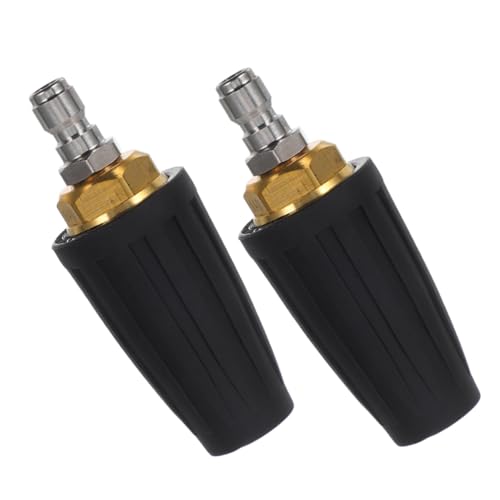 KONTONTY 2 Stück Hochdruckreiniger Rotordüse Psi Turbo Sprühdüse mit Schnellanschluss Druckbeständig Vielseitig für Garten Auto und Betonreinigung KONTONTY 2 Stück Hochdruckreiniger Rotordüse Psi Turbo Sprühdüse mit Schnellanschluss Druckbeständig Vielseitig für Garten Auto und Betonreinigung von KONTONTY