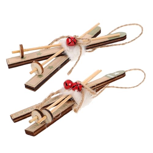 KONTONTY 2 Stück Holz Schlitten Ornamente Mini-Schlitten-Ornament Weihnachten Schlitten Weihnachtsschmuck Gefrostet Schmücken Schlittenverzierung Miniatur Schnee Baum Hängend Grün KONTONTY 2 Stück Holz Schlitten Ornamente Mini-Schlitten-Ornament Weihnachten Schlitten Weihnachtsschmuck Gefrostet Schmücken Schlittenverzierung Miniatur Schnee Baum Hängend Grün von KONTONTY