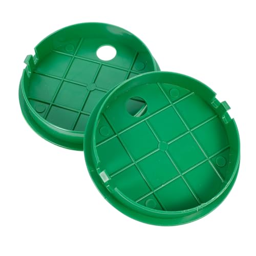 KONTONTY 2 Stück Irrigation Valves Box Cover Austauschdeckel für Sprinklersystem Installierbar Langlebig und Robust für Garten und Landwirtschaft von KONTONTY