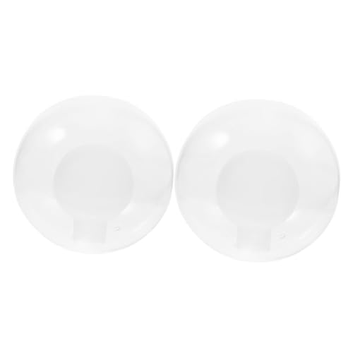 KONTONTY 2 Stück Lampenschirme Milchglas Ersatz Lampenglas für Deckenleuchte Pendelleuchte Leicht zu Montieren für Wohnzimmer Schlafzimmer Küche von KONTONTY