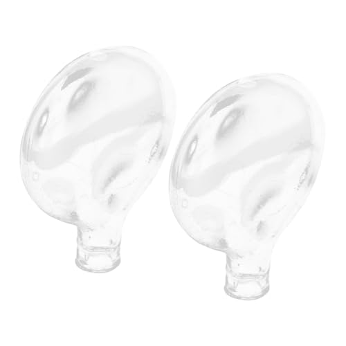 KONTONTY 2 Stück Lampenschirme für Deckenleuchten Design Einfache Installation Transparentes für Wohnzimmer und Esszimmer Dekoration für Ihr Zuhause von KONTONTY
