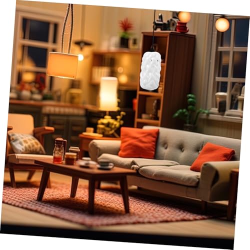 KONTONTY 2 Stück Miniatur Lampenschirm Handgefertigt Geflochten Imitation Rattan Lampenabdeckung DIY Zubehör Weiß für Wohnkultur Diffuse Beleuchtung Natürlicher Stil KONTONTY 2 Stück Miniatur Lampenschirm Handgefertigt Geflochten Imitation Rattan Lampenabdeckung DIY Zubehör Weiß für Wohnkultur Diffuse Beleuchtung Natürlicher Stil von KONTONTY