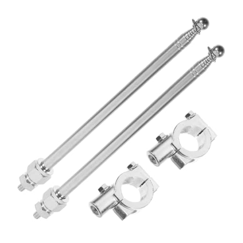KONTONTY 2 Stück Motorrad Fahnenmast Lenkerhalterung für Fahrräder Verstellbare und Tragbare Fahnenstange Aluminium und Kompatibel mit Verschiedenen Modellen KONTONTY 2 Stück Motorrad Fahnenmast Lenkerhalterung für Fahrräder Verstellbare und Tragbare Fahnenstange Aluminium und Kompatibel mit Verschiedenen Modellen von KONTONTY