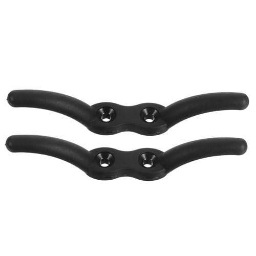 KONTONTY 2 Stück Nylon Cleat Haken für Vorhänge Flaggenstangen und Bootsverwendung Leicht Tragbar und Installieren für Schnelles Fixieren von Seilen und Schnüren KONTONTY 2 Stück Nylon Cleat Haken für Vorhänge Flaggenstangen und Bootsverwendung Leicht Tragbar und Installieren für Schnelles Fixieren von Seilen und Schnüren von KONTONTY