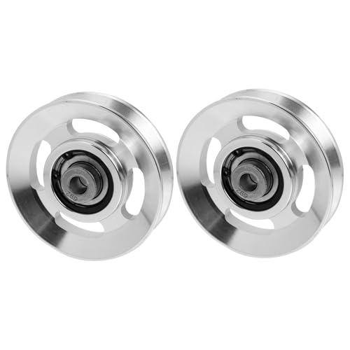 KONTONTY 2 Stück Professionelle Fitness Umlenkrollen Langlebigem Aluminiumlegierung Verschleißfest Kompakt und Tragbar für Heimtraining und Kabelzuggeräte für Sportgeräte Zuhause und KONTONTY 2 Stück Professionelle Fitness Umlenkrollen Langlebigem Aluminiumlegierung Verschleißfest Kompakt und Tragbar für Heimtraining und Kabelzuggeräte für Sportgeräte Zuhause und von KONTONTY