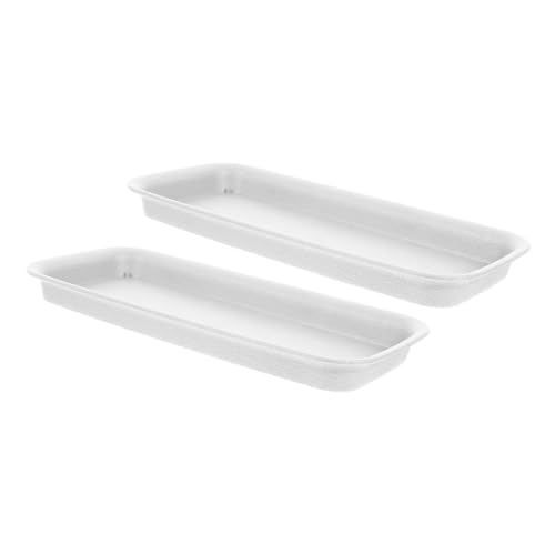 KONTONTY 2 Stück Rechteckige Pflanzuntersetzer Robustem Harz mit Rutschfester Unterseite Wasserauffangschale für Blumen und Pflanztöpfe Stilvoller Pflanzenteller für Innen und Außenbereich KONTONTY 2 Stück Rechteckige Pflanzuntersetzer Robustem Harz mit Rutschfester Unterseite Wasserauffangschale für Blumen und Pflanztöpfe Stilvoller Pflanzenteller für Innen und Außenbereich von KONTONTY