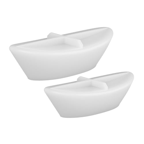 KONTONTY 2 Stück Silikonharzform Yacht Modellierform Formen Für Harz Marine Silikonform Silikon Epoxidformen Modellschiff Kit Silikonformen Für Epoxidharz Modell Segelboot Weiß von KONTONTY