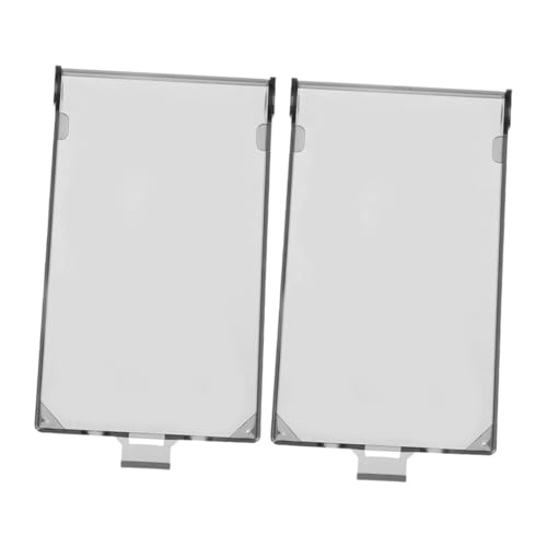 KONTONTY 2 Stück Steckdosen-abdeckungen Transparent Wetterfest Schutz für Verschiedene Steckdosen Heim Büro Industrie Schnelle Montage Staubdicht Sicherheitsabdeckung von KONTONTY