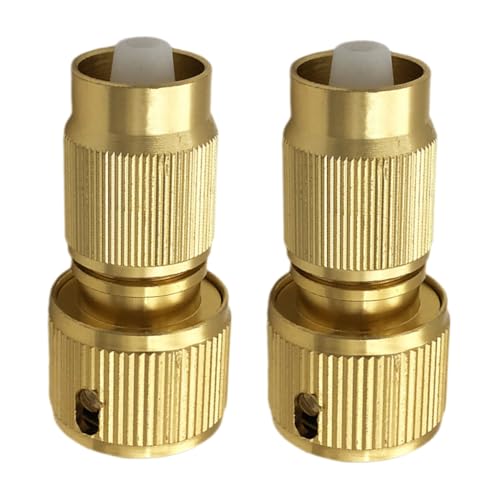 KONTONTY 2 Stück Teiliges Aluminiumlegierung Gartenschlauch Schnellverbinder Langlebiger Teleskopischer Schlauchanschluss Wasserdichter Kupplungsadapter für Gartenpumpe und Außenbereich KONTONTY 2 Stück Teiliges Aluminiumlegierung Gartenschlauch Schnellverbinder Langlebiger Teleskopischer Schlauchanschluss Wasserdichter Kupplungsadapter für Gartenpumpe und Außenbereich von KONTONTY