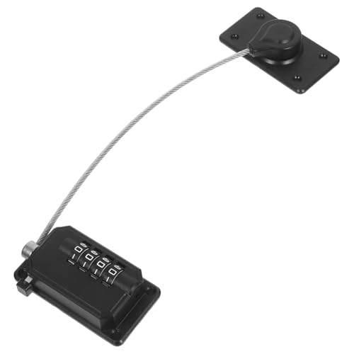 KONTONTY 2 Stück Teiliges Kindersicherung Fenster Kühlschrankschloss Verstellbarer Selbstklebender Metall-drahtverschluss für Fenster Gefrierschrank Schubladen Kindersichere Bohrfreie von KONTONTY