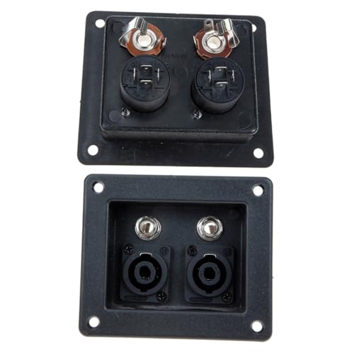 KONTONTY 2 Stück Teiliges Quadratisches Lautsprecher Anschlussfeld Terminal Binding Post Subwoofer Box Klemmenplatte mit Doppelten Montagebohrungen Robuste Audio Verbindung für und Auto KONTONTY 2 Stück Teiliges Quadratisches Lautsprecher Anschlussfeld Terminal Binding Post Subwoofer Box Klemmenplatte mit Doppelten Montagebohrungen Robuste Audio Verbindung für und Auto von KONTONTY