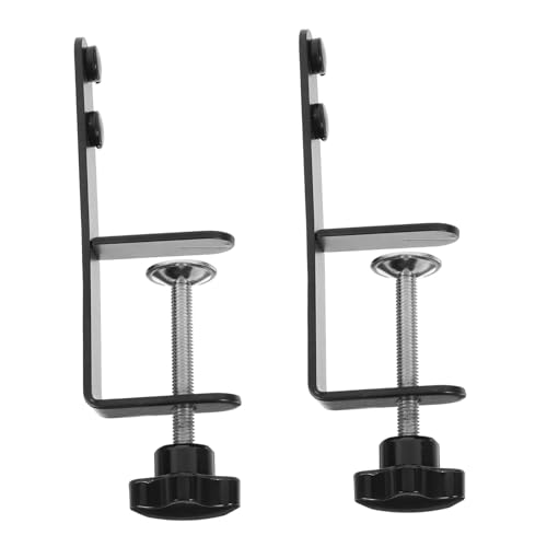 KONTONTY 2 Stück Teiliges Schweres Montageklemmen Tischplatten Stabile Metallhalterung zur Befestigung von Lochwand und Werkstattzubehör Vielseitiger Desktop organizer für Büro und von KONTONTY