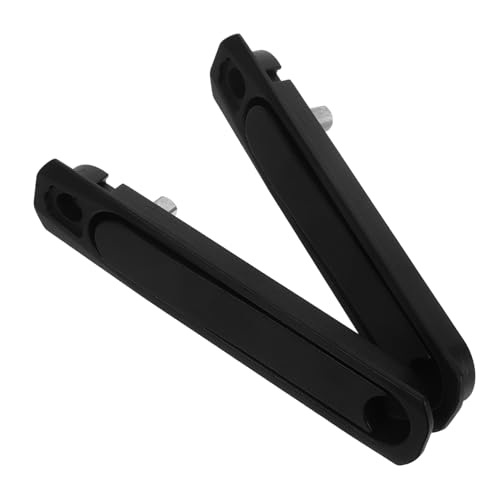 KONTONTY 2 Stück Teiliges Versteckte Schiebefenstergriffe aus Robustem Zinklegierung Kindersicheres Elegantes Design für Balkontüren Küche und Wohnzimmer Langlebiger Ersatz für von KONTONTY