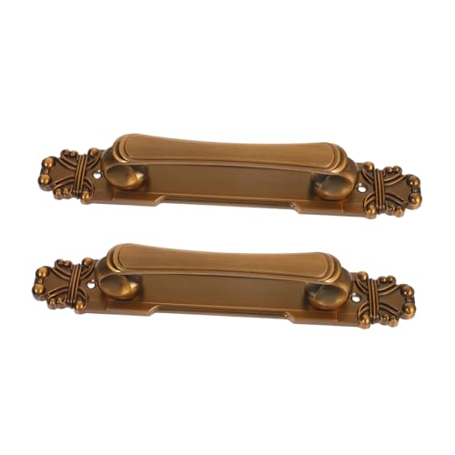 KONTONTY 2 Stück Teiliges Vintage Türgriffe aus Robustem Antike Schrank Schubladengriffe für Innen Einfache Oberflächenmontage Geeignet für Kleiderschränke Schränke Garagentore und KONTONTY 2 Stück Teiliges Vintage Türgriffe aus Robustem Antike Schrank Schubladengriffe für Innen Einfache Oberflächenmontage Geeignet für Kleiderschränke Schränke Garagentore und von KONTONTY