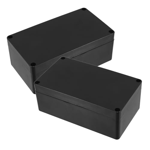 KONTONTY 2 Stück Teiliges Wasserdichtes Abs Kunststoff Anschlusskasten Staubdichtes Elektrikgehäuse für Outdoor Garten Wetterfeste Verteilerdose ohne Ösen Robuste Schutzbox für von KONTONTY