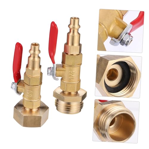 KONTONTY 2 Stück Teiliges mit Ventil Frostgeschützter Ausblasadapter für Gartenschlauch und Wasserhahn Kompatibel mit Luftkompressor Einfache Installation und Steuerung KONTONTY 2 Stück Teiliges mit Ventil Frostgeschützter Ausblasadapter für Gartenschlauch und Wasserhahn Kompatibel mit Luftkompressor Einfache Installation und Steuerung von KONTONTY