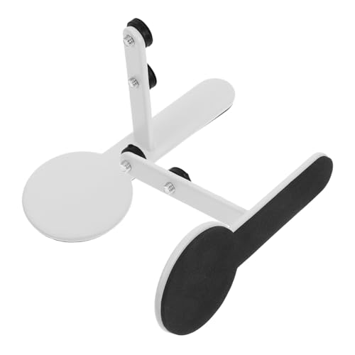 KONTONTY 2 Stück Tisch lochwandhalterung Weiß Stabile Pegboard Halterung für Schwere Lasten Befestigung ohne Werkzeug für Büro und Werkstatt Organisierte Ablage von KONTONTY