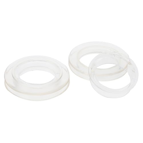 KONTONTY 2 Stück Transparente Sonnenschirm Stopfen Hitze Abriebfeste Umbrella Fixation Rings Schützt Tisch und Schirmloch Langlebiges Zubehör für Outdoor Ampelschirme KONTONTY 2 Stück Transparente Sonnenschirm Stopfen Hitze Abriebfeste Umbrella Fixation Rings Schützt Tisch und Schirmloch Langlebiges Zubehör für Outdoor Ampelschirme von KONTONTY