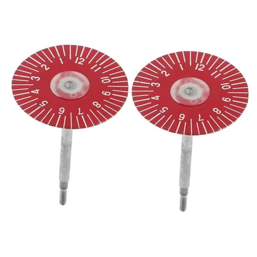 KONTONTY 2 Stück Uhr Alarm Disc Ersatzteile für Mechanische Uhren DIY Reparatur Zubehör für Vintage Wecker Installieren Langlebig und Stabil für Uhrmacher und Bastler von KONTONTY