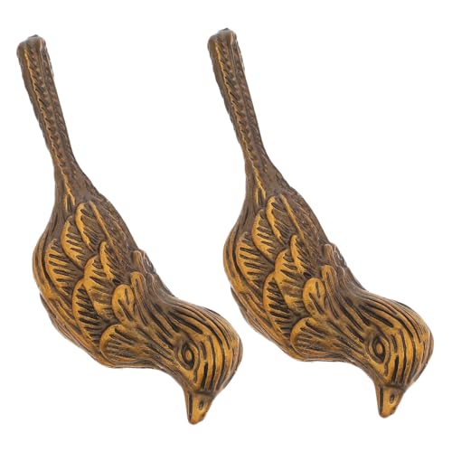 KONTONTY 2 Stück Vogel Schubladengriffe aus Zinklegierung Einloch-möbelknöpfe für Küchen Kleiderschränke Dekorative Tiergriffe für Kommoden und Schranktüren Modernes Design Kaffee-farbe KONTONTY 2 Stück Vogel Schubladengriffe aus Zinklegierung Einloch-möbelknöpfe für Küchen Kleiderschränke Dekorative Tiergriffe für Kommoden und Schranktüren Modernes Design Kaffee-farbe von KONTONTY