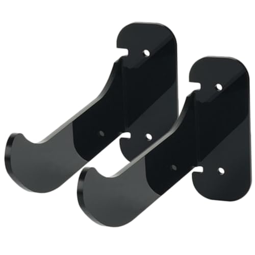KONTONTY 2 Stück Wandhalterung für Yogamatten Schwarz Platzsparendes Fitness Organizer Regal Langlebiger Yoga Mattenhalter aus Hochwertigem Kunststoff für Saubere Raumaufbewahrung KONTONTY 2 Stück Wandhalterung für Yogamatten Schwarz Platzsparendes Fitness Organizer Regal Langlebiger Yoga Mattenhalter aus Hochwertigem Kunststoff für Saubere Raumaufbewahrung von KONTONTY
