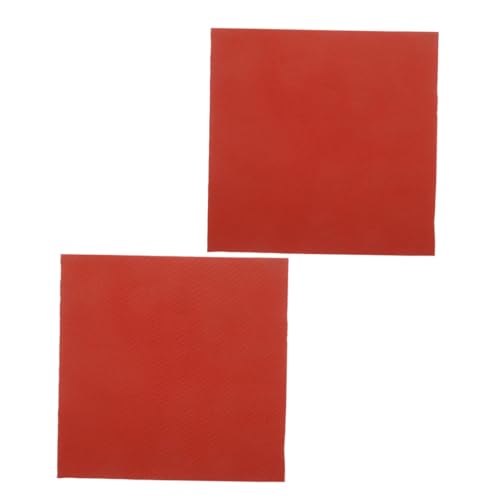 KONTONTY 2 Stück Wiederverwendbare Silikonpressmatte Hitzebeständige Waschbare Sublimationsmatte Hitzebeständiger Ersatz für Heißpressmaschine Vielseitig für Basteln und Transferarbeiten von KONTONTY