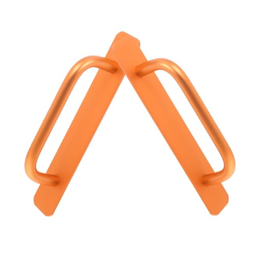 KONTONTY 2 Stücke Aluminium Türgriff Selbstklebend Aluminiumlegierung Schiebegriff für Balkontür Fenster Schrank Schiebetür ohne Bohren Langlebig Vielseitig Einfache Montage Modern von KONTONTY