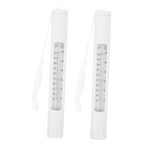 KONTONTY 2 Stücke Wasserdichtes Floatendes Design mit Großem Display für Präzise Temperaturkontrolle Schwimmbädern Spas und Aquarien von KONTONTY